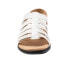 Фото #3 товара Trotters Tiki Laser T2322-100 Womens White Wide Leather Strap Sandals Shoes