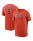 Фото #2 товара Men's Alex Bregman Houston Astros Name and Number Player T-Shirt