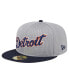 Фото #4 товара Men's Gray Detroit Tigers Pivot Mesh 59FIFTY Fitted Hat