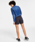 Фото #5 товара Women's Cotton Mid-Rise Pleated Shorts