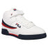 Фото #2 товара Fila F13 Lace Up Mens White Sneakers Casual Shoes 1VF059LX-150