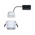 PAULMANN Gil Coin - Surfaced lighting spot - 1 bulb(s) - LED - 6 W - 2700 K - Brushed iron - White