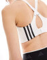 Фото #4 товара adidas Training TLRD impact high-support sports bra in white