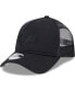 ფოტო #1 პროდუქტის Men's Black Los Angeles Rams All Day A-Frame Trucker 9FORTY Adjustable Hat