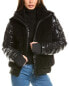 Фото #1 товара Sam. Carson Bomber Jacket Women's Black Xl