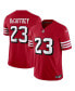 Фото #1 товара Men's Christian McCaffrey Scarlet San Francisco 49ers Alternate Vapor F.U.S.E. Limited Jersey