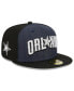 Фото #1 товара Men's Navy, Black Orlando Magic 2023/24 City Edition 59FIFTY Fitted Hat