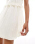 New Look ruddle cami mini dress in white