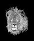 ფოტო #3 პროდუქტის Men's Word Art Long Sleeve Lion T-shirt