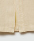 ფოტო #3 პროდუქტის Women's Slit Detail Linen Skirt