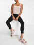 Miss Selfridge Petite skinny jean in black