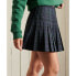 SUPERDRY Check Pleated Mini Skirt