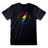 ფოტო #1 პროდუქტის HEROES Official Dc Flash Logo Pride short sleeve T-shirt