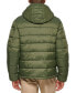 ფოტო #2 პროდუქტის Men's Chevron Quilted Hooded Puffer Jacket, Created for Macy's