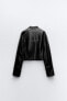 Leather effect jacket