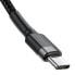 Фото #4 товара Кабель USB C Baseus Cafule Чёрный Черный/Серый 1 m