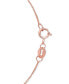 ფოტო #2 პროდუქტის Cultured Pink Baroque Freshwater Pearl (12mm) & Diamond (1/20 ct. t.w.) Necklace in 14k Rose Gold