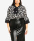 Plus Size Valerie Faux Leather Pencil Skirt