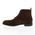 Фото #9 товара Bruno Magli Crosby MB1CSBD1 Mens Brown Suede Lace Up Casual Dress Boots