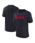 Фото #1 товара Men's Navy Houston Texans Sideline Player Performance T-Shirt