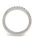 ფოტო #2 პროდუქტის Stainless Steel Brushed and Polished Braided 8mm Band Ring