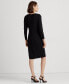 ფოტო #2 პროდუქტის Women's Jersey Three-Quarter-Sleeve Dress