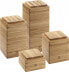 Фото #1 товара Zwilling Zestaw 4 pojemników bambusowych ZWILLING Storage 35101-400-0