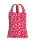 ფოტო #2 პროდუქტის Women's Chlorine Resistant Square Neck Halter Tankini Swimsuit Top