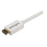 Фото #4 товара StarTech.com 3m / 10 ft CL3 Rated HDMI Cable w/ Ethernet - In Wall Rated Ultra HD HDMI Cable - 4K 30Hz UHD High Speed HDMI Cable - 10.2 Gbps - HDMI 1.4 Video/Display Cable - 30AWG - White - 3 m - HDMI Type A (Standard) - HDMI Type A (Standard) - 3D - 10.2 Gbit/s - Whi