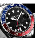 ფოტო #2 პროდუქტის Men's Aquadiver Silver-tone Stainless Steel , Black Dial , 42mm Round Watch