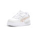 Фото #2 товара Puma Cali Dream Animal Print Snake Lace Up Toddler Girls White Sneakers Casual