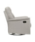 Фото #3 товара Emillia 36" Leather Swivel Glider Reclining Chair