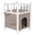 TRIXIE Balcony Cat House 45 × 65 × 45 cm Серо-белый - фото #2