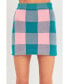 Фото #1 товара Women's Gingham Mini Skirt