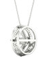 Фото #6 товара Twinkling Diamond Star diamond Fashion 18" Pendant Necklace (1/4 ct. t.w.) in 10k White Gold