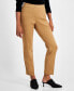 Фото #3 товара Petite Mid-Rise Pull-On Straight-Leg Pants