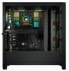 Фото #5 товара Corsair iCUE 4000X RGB - Midi Tower - PC - Black - ATX - Plastic - Steel - Tempered glass - Gaming