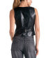 Фото #3 товара Women's Faux-Leather Vest