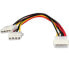 Фото #1 товара Equip Internal Power Cable - 0.2 m - Molex (4-pin) - 2 x Molex (4-pin) - Male - Female - Straight