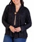 Фото #3 товара Plus Size Button Front Long Sleeve Cardigan Sweater