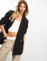 ASOS DESIGN double breasted blazer in black