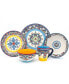 Zanzibar 20 Piece Stoneware Dinnerware Set