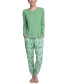 Фото #9 товара Пижама Muk Luks Supersoft Ribbed Pajama