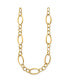 Diamond2Deal 18k Yellow Gold Oval Link Toggle Necklace