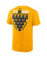 ფოტო #7 პროდუქტის Men's Gold Denver Nuggets 2023 NBA Finals Champions Close Out Jersey Roster T-shirt