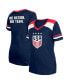 Фото #1 товара Women's 5th & Ocean by Navy USWNT Athleisure V-Neck T-shirt