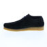 Clarks Weaver 26165081 Mens Black Suede Oxfords & Lace Ups Casual Shoes