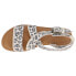 Фото #4 товара TOMS Sidney Tread Snow Leopard Ankle Strap Womens Black, Off White Casual Sanda