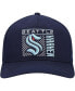 Фото #3 товара Men's '47 Deep Sea Blue Seattle Kraken Reflex Hitch Snapback Hat