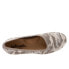 Фото #8 товара Softwalk Sicily S1861-093 Womens Gray Canvas Slip On Ballet Flats Shoes